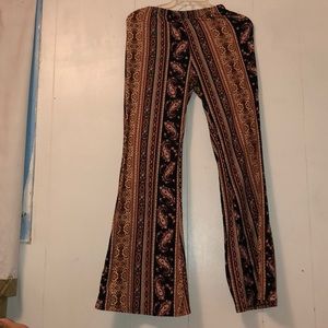 High waisted floral boho leggings